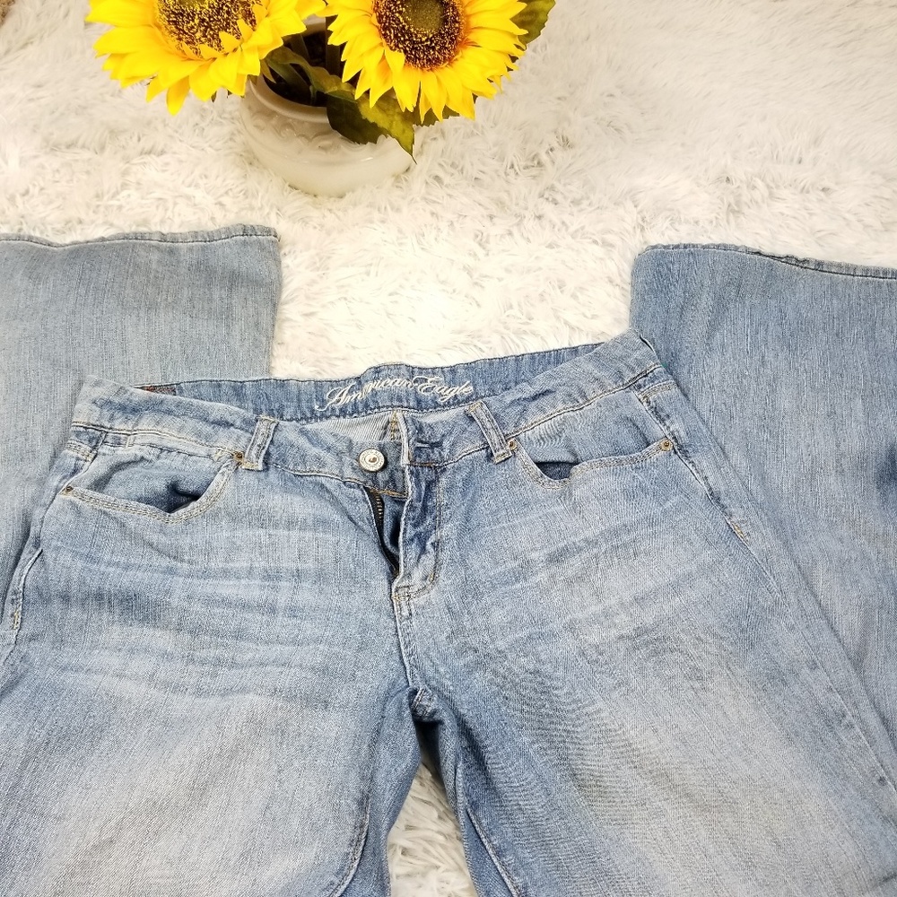 American eagle flared jeans 80s vintage size 10R - Picture 5 of 6